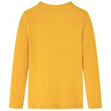  Dječja majica dugih rukava rebrasto pletena tamna oker 116 | Eponuda.ba