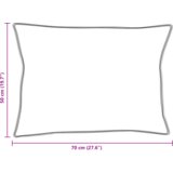 vidaXL Poplun s jastukom 3 pcs Bijela 240 x 260 cm Paperje | shoptok.hr