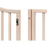 vidaXL Ograda za pse z vrati zložljiva 10 panelov 800 cm topolovina | Shoptok.si