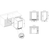 Dunavox ugradna vinska vitrina DAUF-45.125DC.TO | Eponuda.com