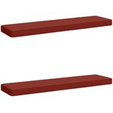  Jastučići za klupe - 2 dijela VUGHT 2 pcs 100% poliester Crvena | shoptok.hr