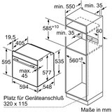 Bosch HBG774KB1F Exclusiv Serie 8 crna, Vgrajeni pecica, piroliza, Home Connect | Shoptok.si