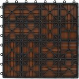  Pločice za trijem 11 kom WPC 30 x 30 cm 1 m² smeđe | shoptok.hr