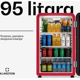 Klarstein Audrey Evo hladnjak za pića | 72 x 38 cm | LED unutarnja rasvjeta | 95 W | 42 dB | shoptok.hr