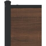 Metalni okvir kreveta bez madraca smeđa boja hrasta 183x213 cm | shoptok.hr