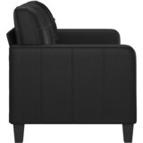  Dvosjed od tkanine crni 140 cm od umjetne kože | shoptok.hr