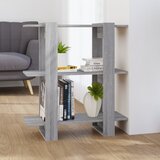 The Living Store Knjižna omara/pregrada siva sonoma 80x30x87 cm - Knjižna Omara, (21437194) | Shoptok.si