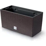 Case cvetlično korito z vložkom za rastline, rjava - L 58 cm