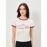 Sinsay Pamučna oversize majica s printom Cijene