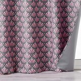 Douceur d intérieur Rožnata/siva zavesa zatemnitvena iz mikrovlaken 135x260 cm Surya – | Shoptok.si
