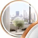 Stensko ogledalo LED 60cm MMJ BRUSH COPPER