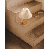 Kave Home Bež/u prirodnoj boji stolna lampa od masivnog kaučuka s tekstilnim sjenilom (visina 33 cm) Benicarlo – | shoptok.hr