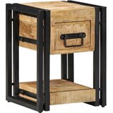  Noćni ormar s ladicama Smeđa 30 x 30 x 40 cm Čvrsto drvo manga | shoptok.hr