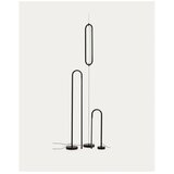 Kave Home Črna LED stoječa svetilka (višina 120 cm) Bow – | Shoptok.si
