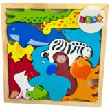  Drvena slagalica sa motivima raznih životinja - Animal planet | shoptok.hr