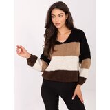 RUE PARIS Sweater-MI-SW-0409.85-black-brown | Shoptok.si