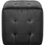  Noćni ormarići 2 kom crni 30 x 30 x 30 cm od baršunaste tkanine | Eponuda.com
