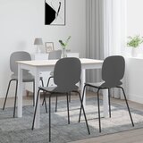  Blagovaonski stol bijeo-smeđi 114x71x75 cm od drva kaučukovca | shoptok.hr