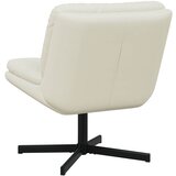  Stolac za opuštanje s rotacijom Krema 63 x 75 x 76 cm Baršun | shoptok.hr