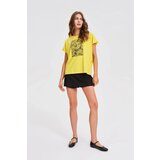 Marisse Cotton Blouse With Yellow Print | ePonuda.com