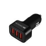 Canyon Mini 3 USB car adapter, Input 12V-24V, Output 5V-3.1A, black rubber coating+black metal ring (side with USB is in plastic) - CNE-CCA06B Cene