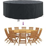 vidaXL Prevleka za zunanje pohištvo 279 x 279 x 85 cm 420D tkanina | Shoptok.si