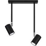 Nice Lamps črna stropna svetilka 30x10 cm jones - nice lamps Cene