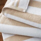 Bianca Bijeli/bež pamučan ručnik 90x140 cm Stripe Jacquard – | shoptok.hr