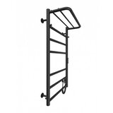  Kupaonski merdevinski radijator HOME 95W/230V 77x53 cm nerđajući čelik/crna desna | Eponuda.com