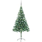  Umjetno osvijetljeno božićno drvce s kuglicama 180 cm 564 grane | shoptok.hr