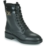 Calvin Klein Jeans RUBBER SOLE COMBAT BOOT W/HW Crna Cijene