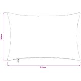  Presvlaka za jastuk 6 kom. HEERLEN Sivosmeđa 50 x 75 cm Tkanina | shoptok.hr