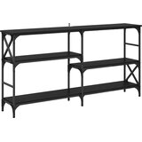  Konzolna stolica s policom Crni hrast 150 x 29 x 76,5 cm | Eponuda.com
