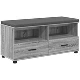  Haldna klop z blazino s predalom Siva Sonoma 100 x 38 x 46 cm, (5000155717) | Shoptok.si