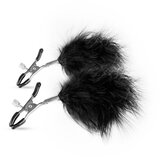 EasyToys - Fetish Collection Nastavljive sponke za bradavičke s perjem cene