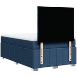 vidaXL Box spring postelja z vzmetnico modra 120x190 cm blago, (21311003) | Shoptok.si
