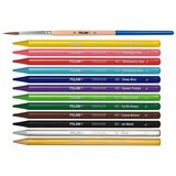 MILAN Set crtaći Todocolor met.kut: 12 bezdrv akvarel bojica+kist | shoptok.hr