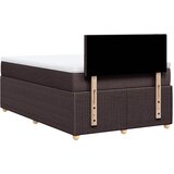  Krevet box spring s madracem tamnosmeđi 120 x 190 cm od tkanine | shoptok.hr