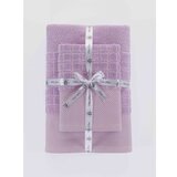 Mila Home Vijolični frotirni bombažni komplet brisač 2 ks Square – | Shoptok.si