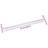  Profili za rubove stepenica 10 pcs Srebrno 67 x 3.5 x 3 cm | shoptok.hr