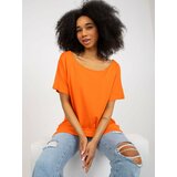 Fashion Hunters Basic orange blouse oversize Cene