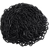 vidaXL Opozorilna veriga črna 100 m Ø6 mm plastika Cene