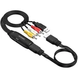 AV na HDMI pretvornik z 2-končnim kablom - moški konektor za povezljivost, (5000165751)