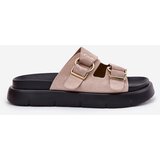 Big Star Women's Suede Slippers With Decorative Buckles | Shoptok.si