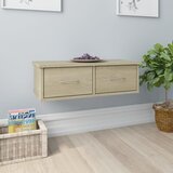  Zidna polica s ladicama boja hrasta 60 x 26 x 18,5 cm drvena | shoptok.hr
