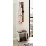 Stylife Stenski Panel Katta, Barva Hrasta, Črna | Shoptok.si
