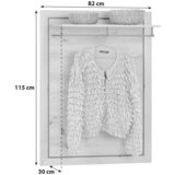 Mömax Garderobni Panel Harvey, Barva Hrasta, Antracit | Shoptok.si