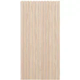 Akustični panel MDF hrast/bež filc 121 x 2 x 61 cm