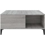  Stolić za kavu boja sivog hrasta 80x80x36 5cm konstruirano drvo | shoptok.hr