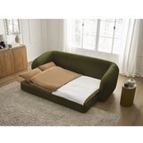 Bobochic Paris Zelena raztegljiva sedežna garnitura iz šenilje 228 cm Neyo – | Shoptok.si